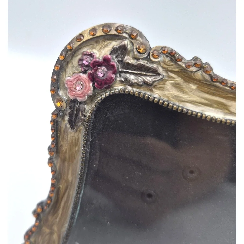 Tickled Pink enamel frame